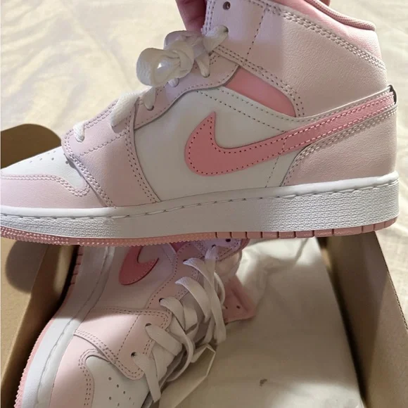 Jordan Kids Sneakers - Pink and White - Picture 5 of 11